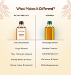 Single-Filtered Wood-Pressed Mustard Seed Oil